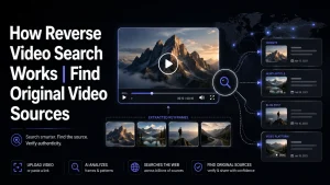 how reverse video search works